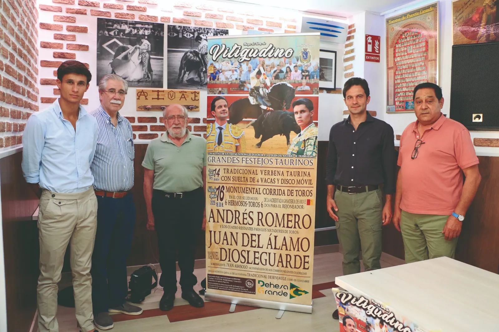 Presentación del Cartel del 16 de agosto en Vitigudino 
