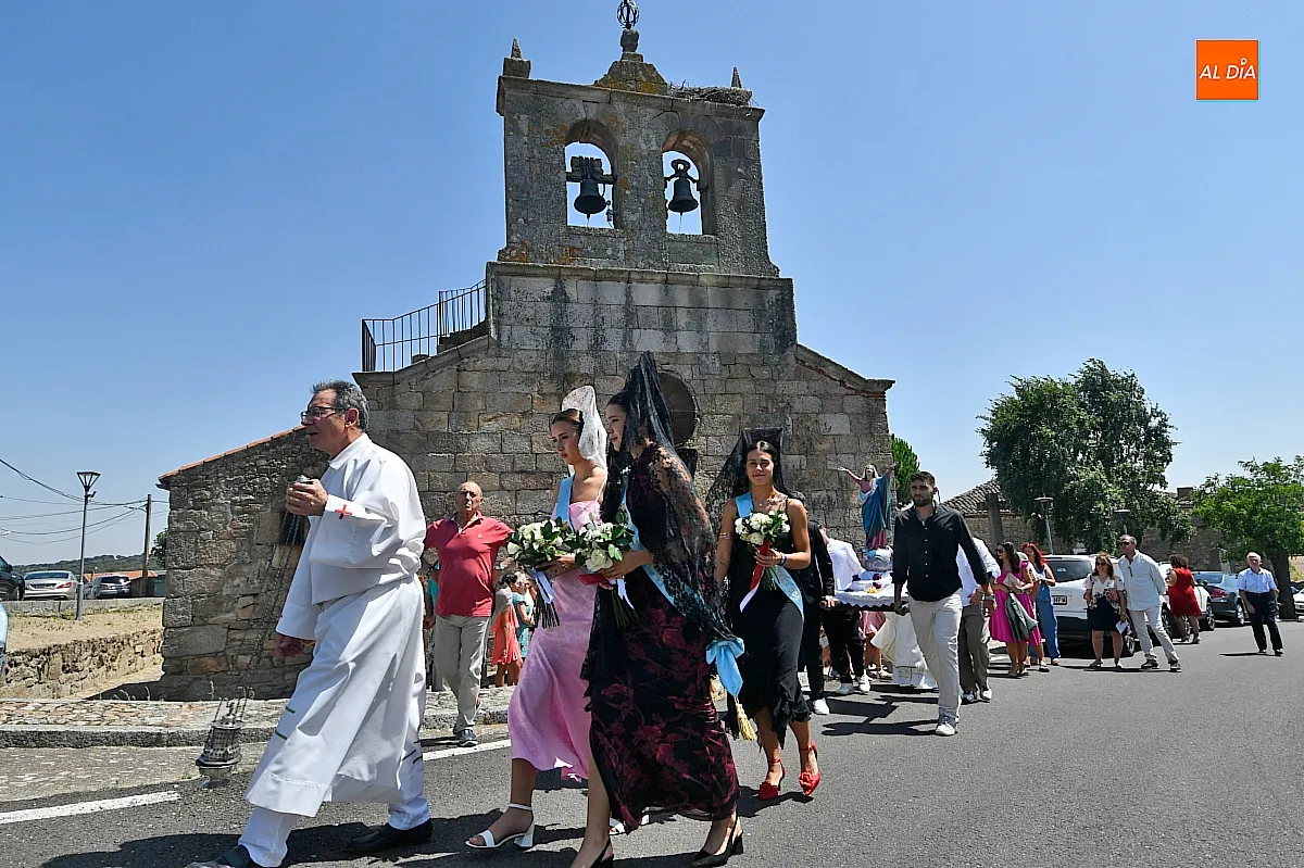 Actos solemnes en el día de La Asunción en Fuentes de Oñoro/ Fotos: Adrián M.Pastor