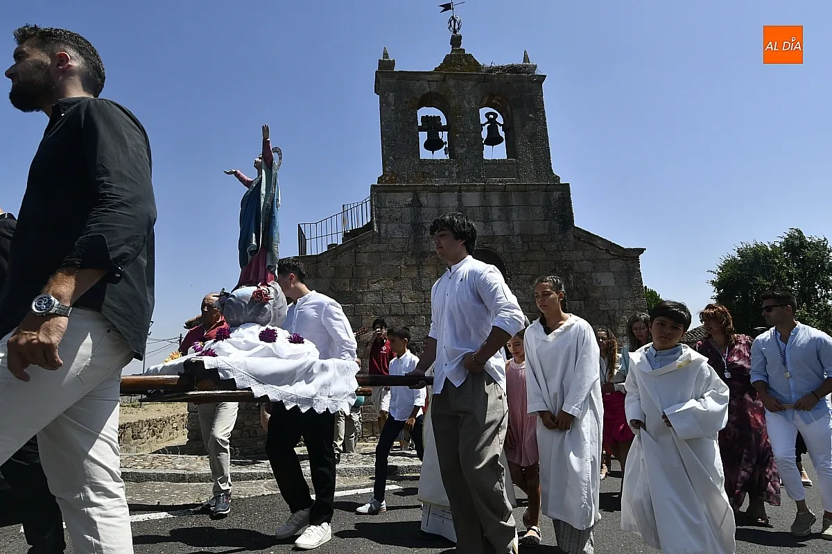 Actos solemnes en el día de La Asunción en Fuentes de Oñoro/ Fotos: Adrián M.Pastor