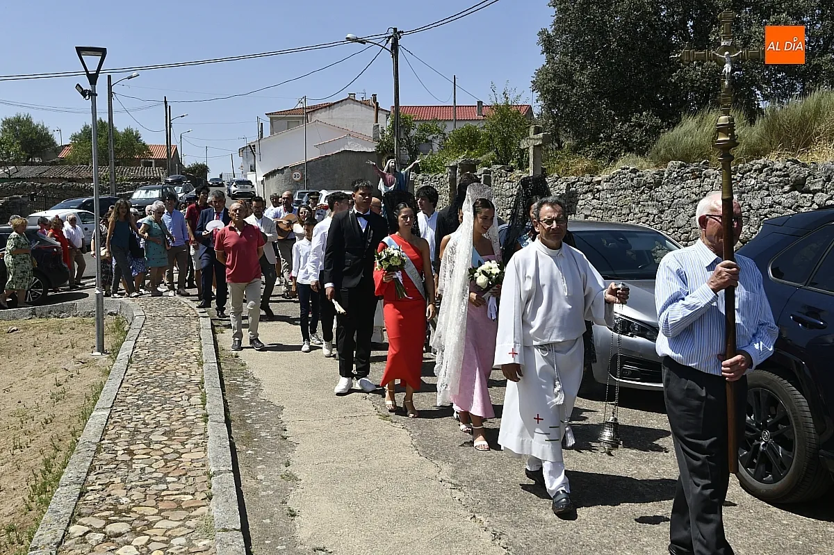 Actos solemnes en el día de La Asunción en Fuentes de Oñoro/ Fotos: Adrián M.Pastor