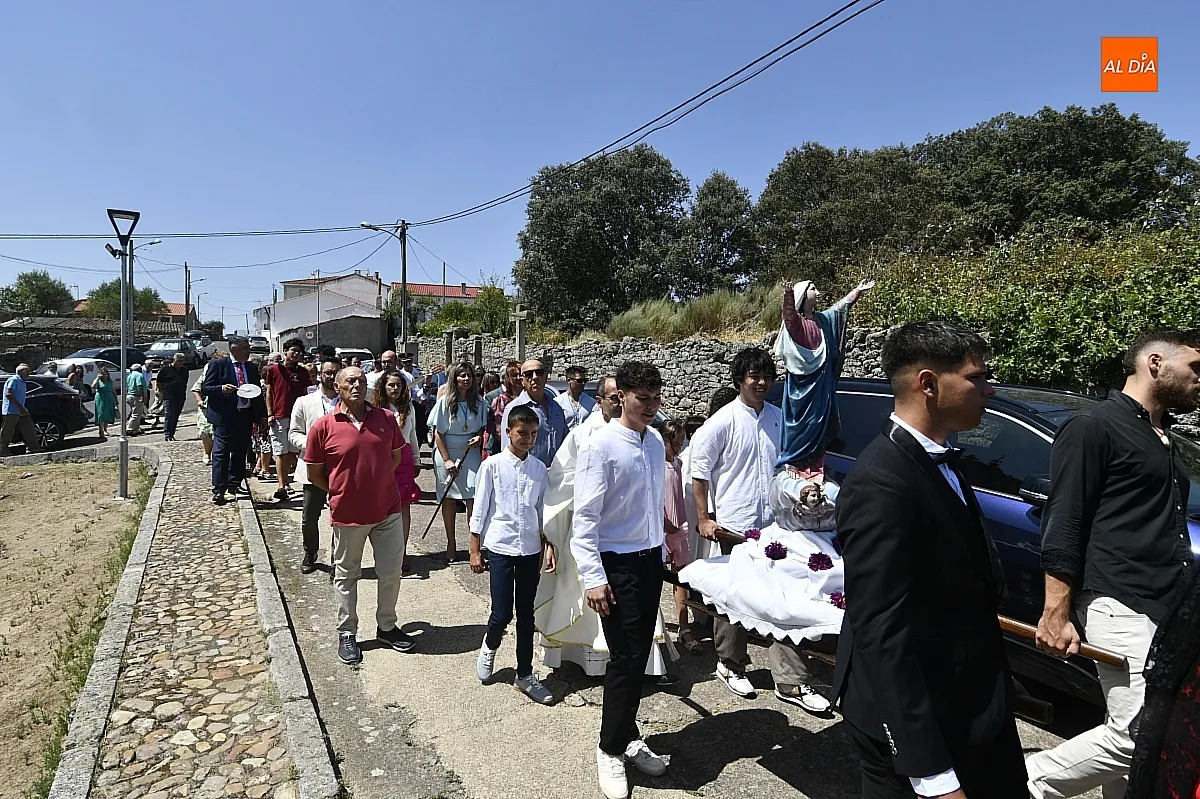 Actos solemnes en el día de La Asunción en Fuentes de Oñoro/ Fotos: Adrián M.Pastor