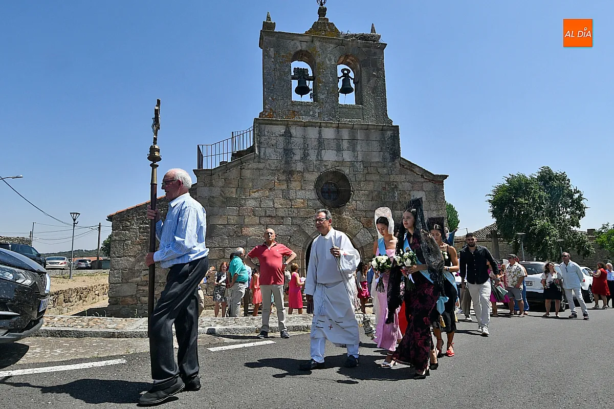 Actos solemnes en el día de La Asunción en Fuentes de Oñoro/ Fotos: Adrián M.Pastor