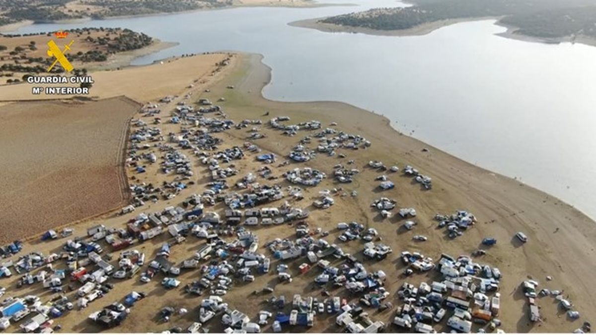 VÍDEO | Finaliza la rave ilegal de Salvatierra de Tormes: 6 detenidos y cientos de multas