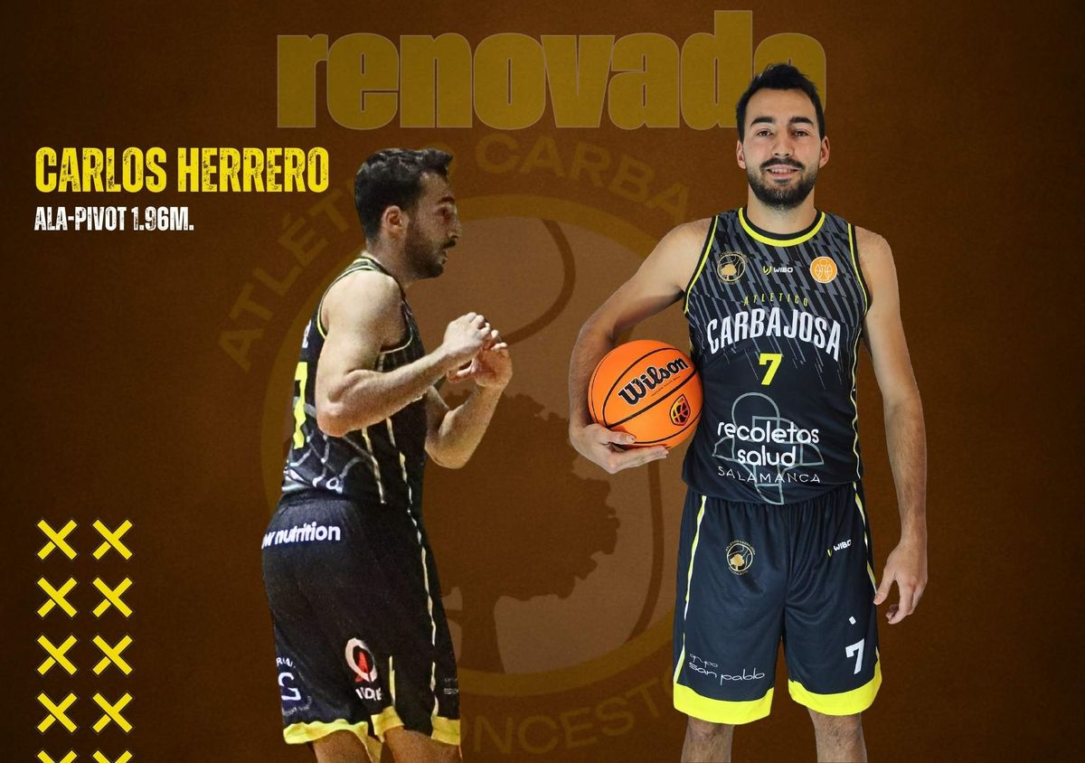 Carlos Herrero renueva con el Recoletas Salud Carbajosa