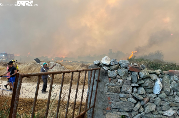 Incendio Villaseco de los Reyes: el pueblo agradece la ayuda
