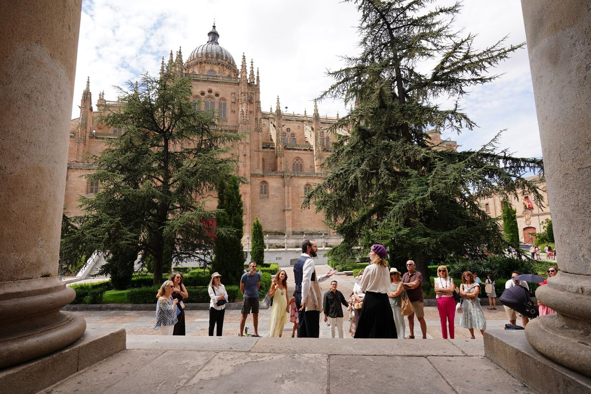 Noche de fotógrafos en Salamanca: subida a la Catedral