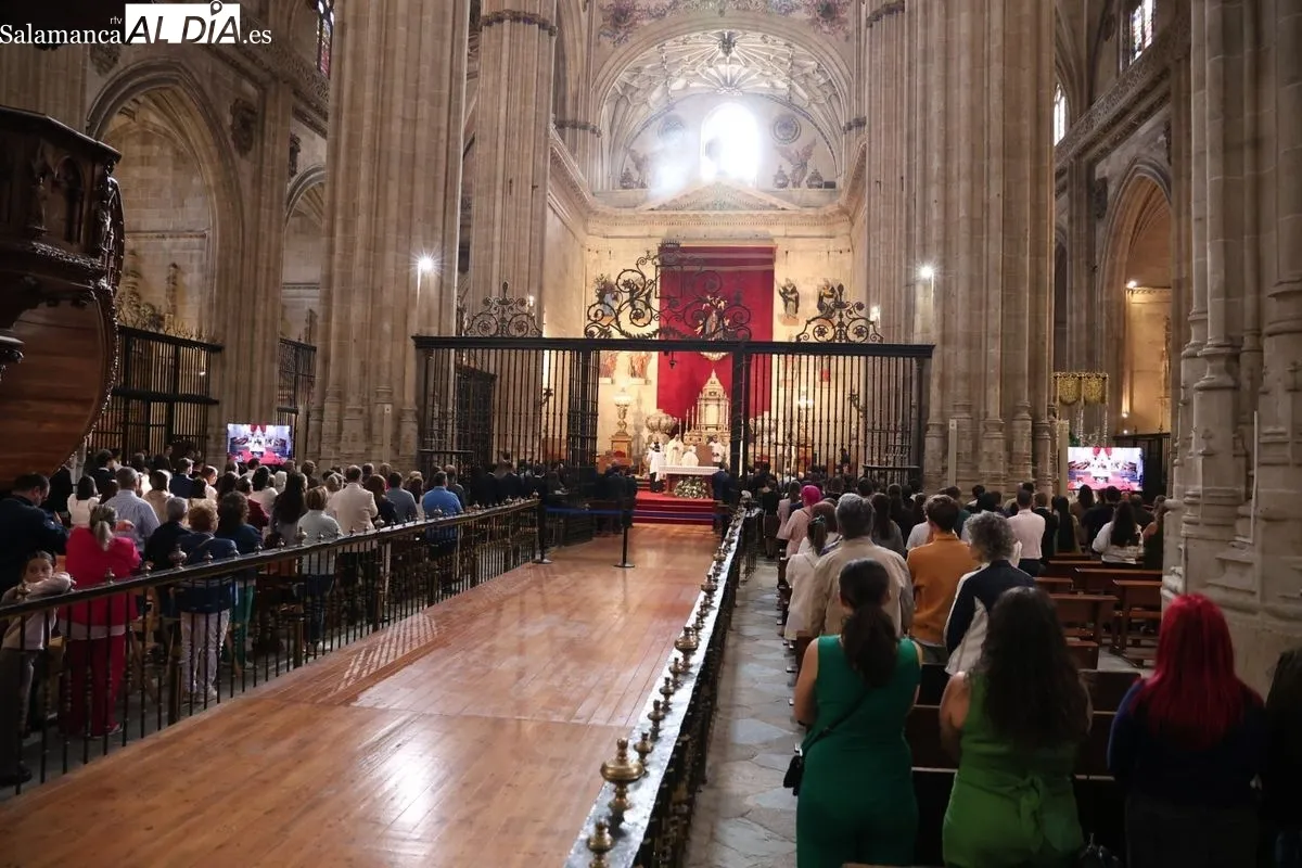 La Catedral Nueva de Salamanca acoge la solemne eucaristía de acción de gracias por el Año Jubilar de la Esperanza. Foto: David Sañudo