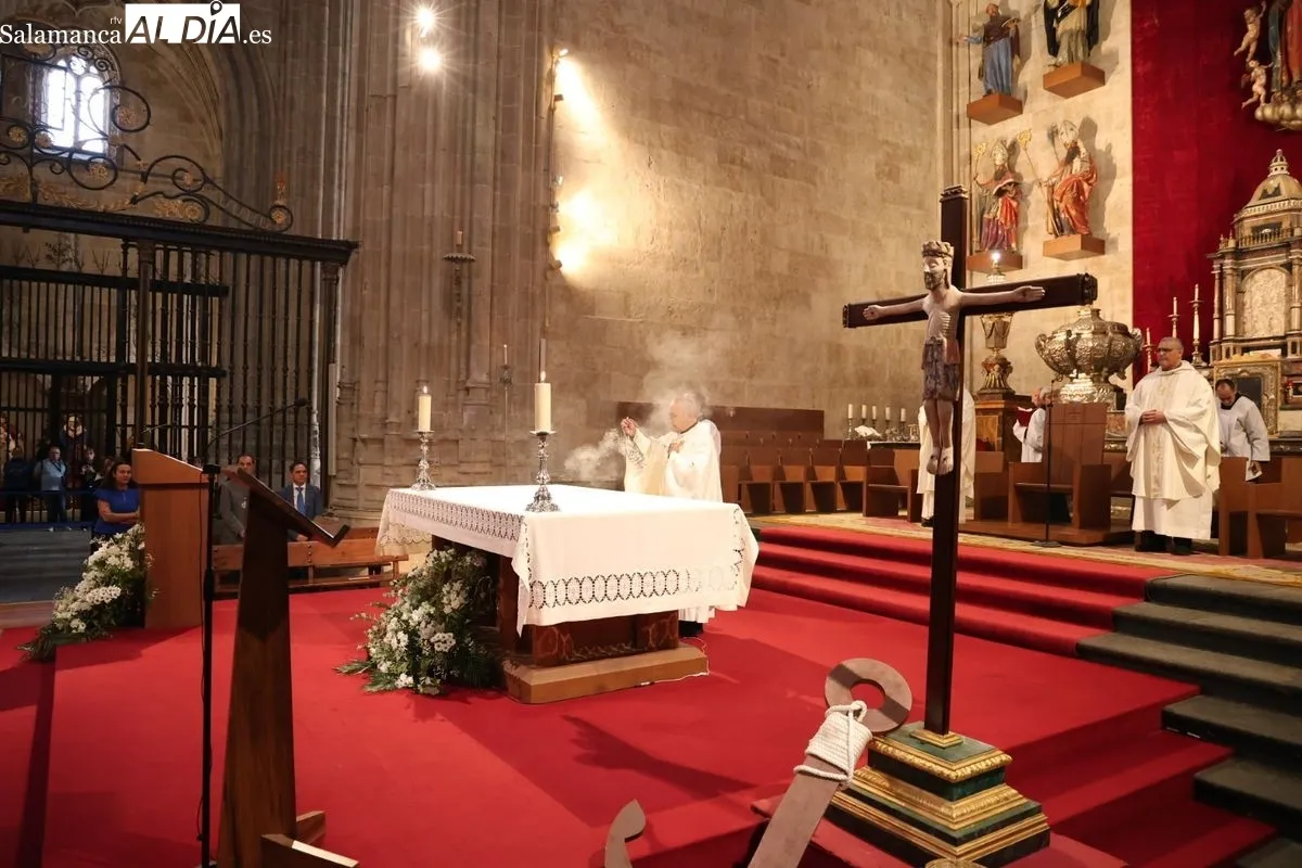 La Catedral Nueva de Salamanca acoge la solemne eucaristía de acción de gracias por el Año Jubilar de la Esperanza. Foto: David Sañudo