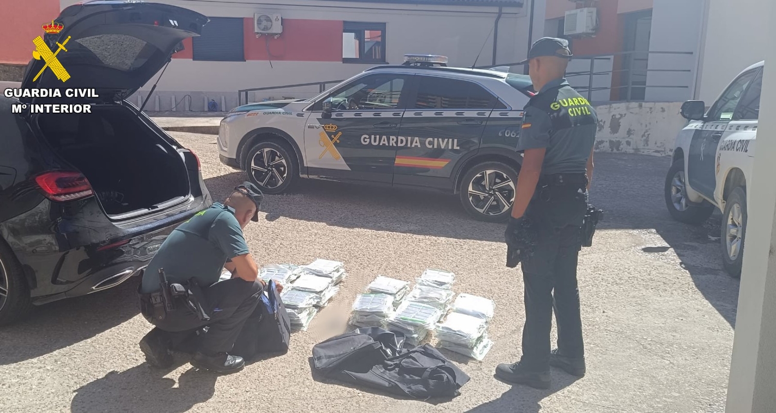 Detenido en Navacarros (Salamanca) con 76,8 kg de hachís