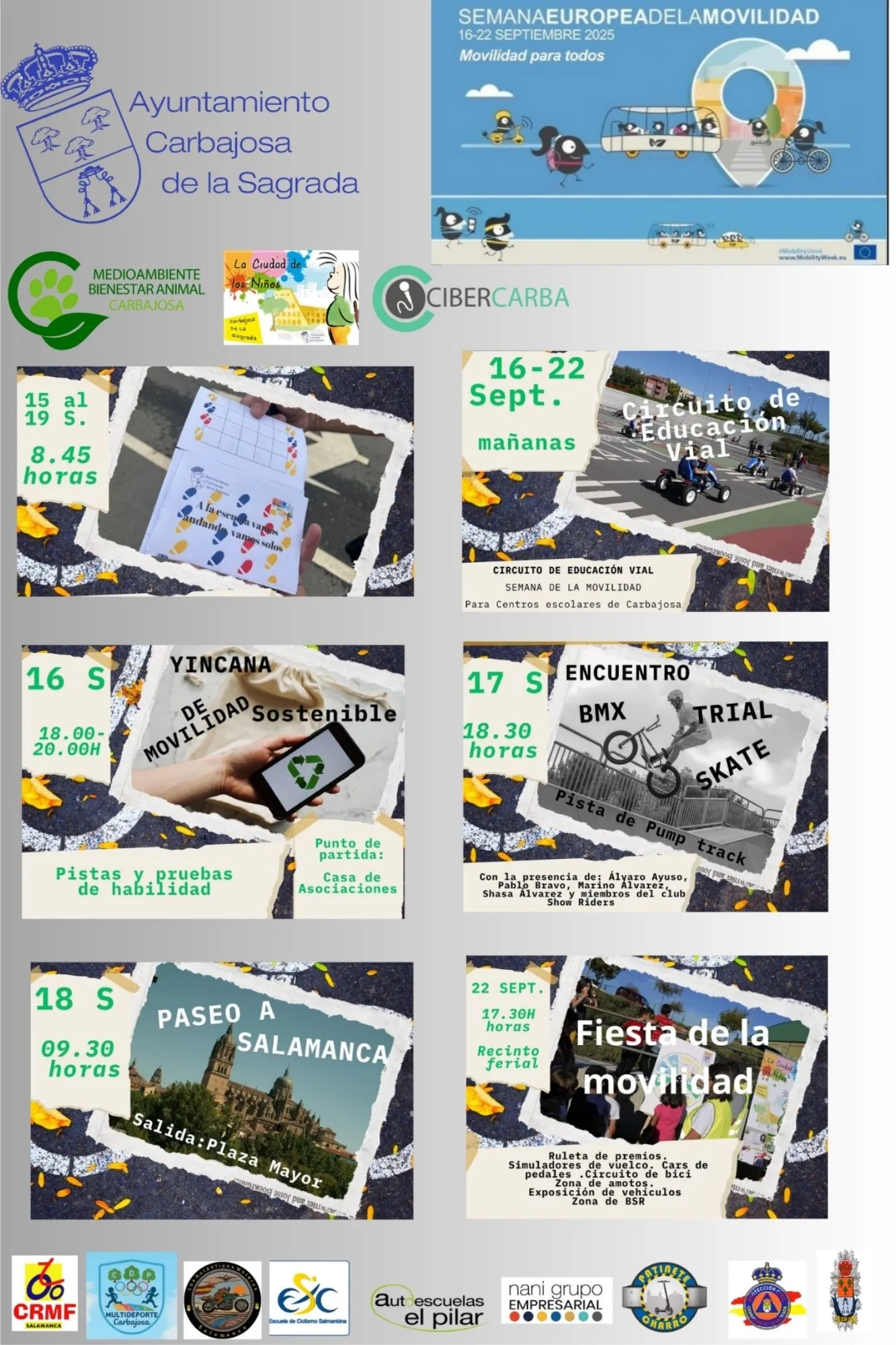 Foto 3 - Carbajosa celebra la Semana de la Movilidad con yincanas, deportes urbanos y una gran fiesta final