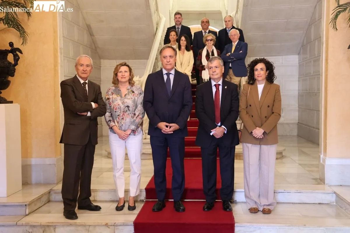 Recepción ofrecida esta mañana en el Ayuntamiento a las Academias Sanitarias de Castilla y León. Foto de David Sañudo