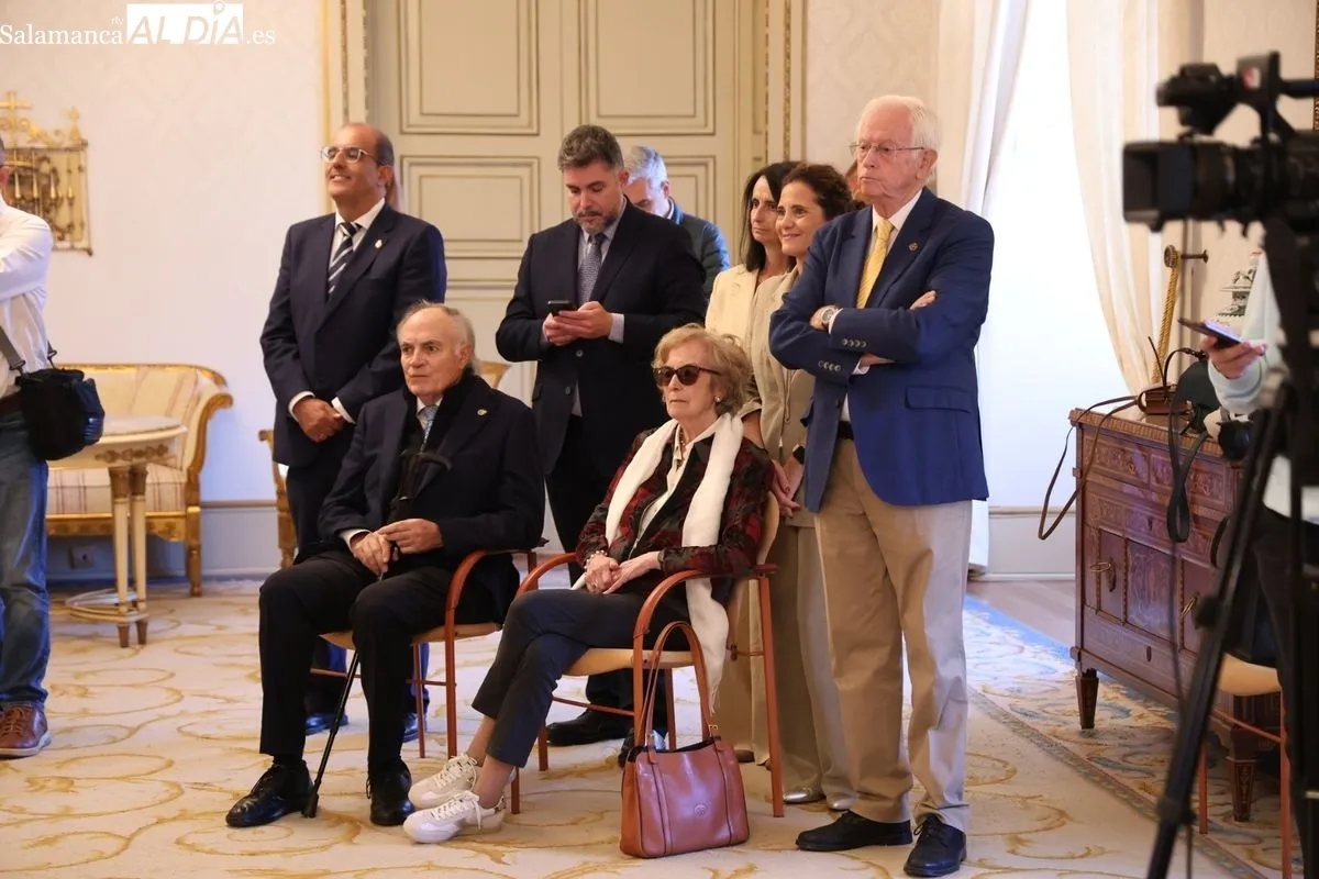 Recepción ofrecida esta mañana en el Ayuntamiento a las Academias Sanitarias de Castilla y León. Foto de David Sañudo