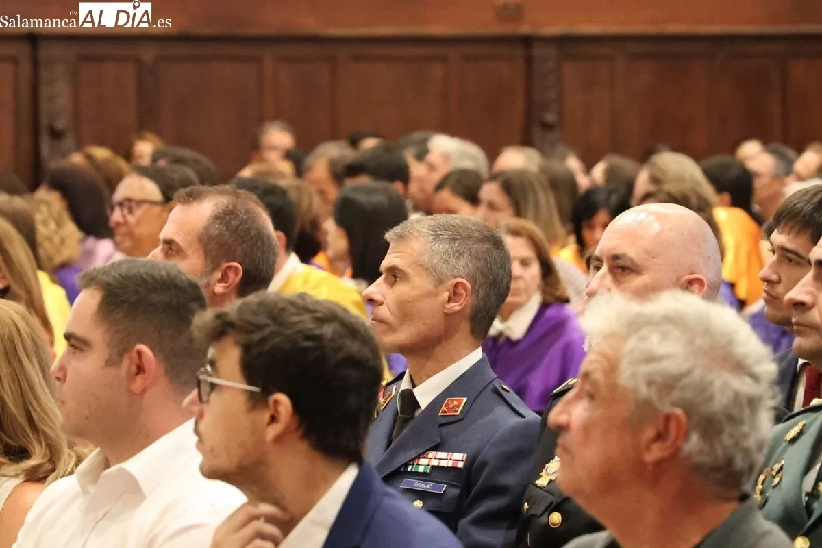 Acto de apertura del curso en el Paraninfo de la Universidad de Salamanca. Foto de David Sañudo