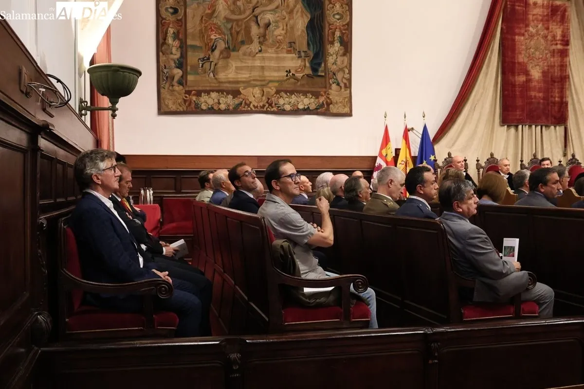Acto de apertura del curso en el Paraninfo de la Universidad de Salamanca. Foto de David Sañudo