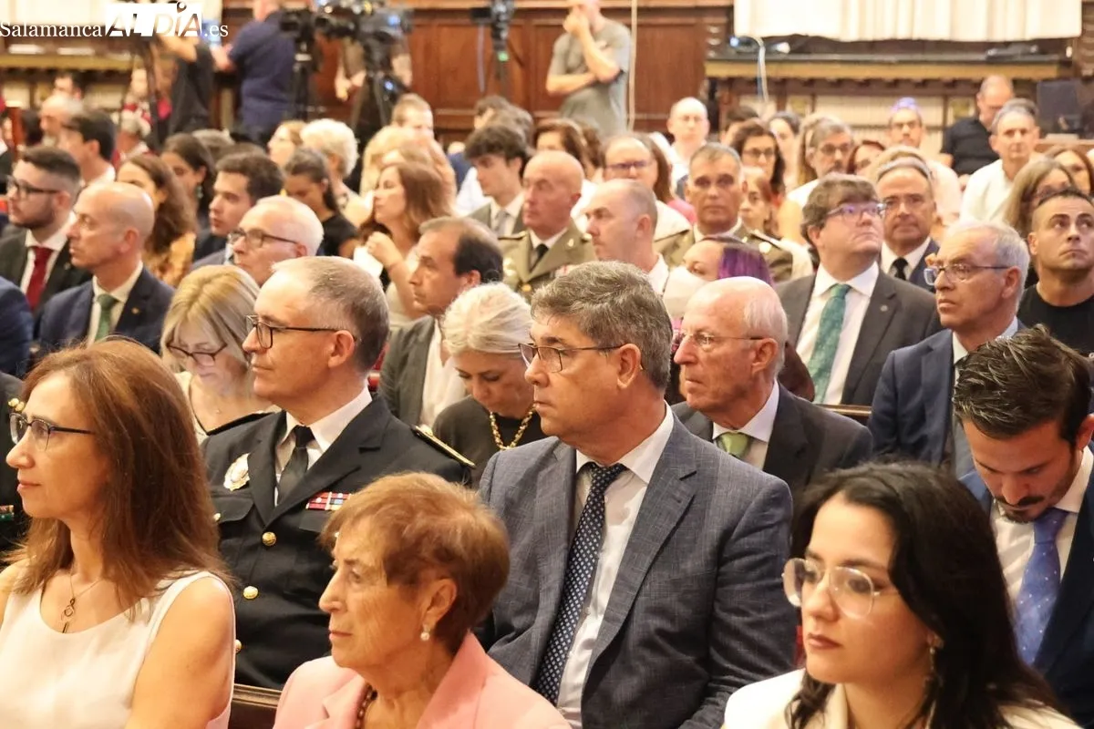 Acto de apertura del curso en el Paraninfo de la Universidad de Salamanca. Foto de David Sañudo