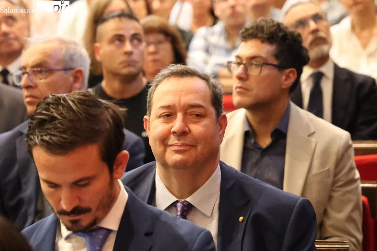 Acto de apertura del curso en el Paraninfo de la Universidad de Salamanca. Foto de David Sañudo