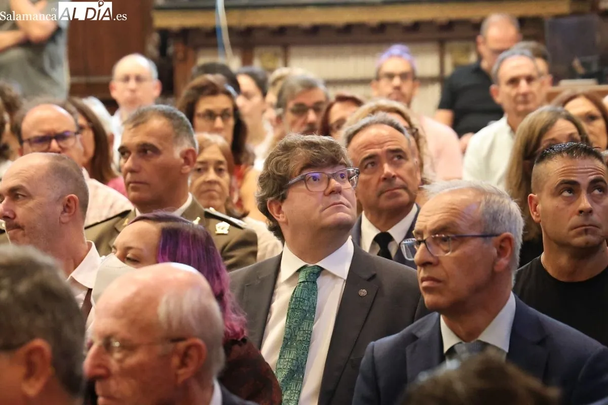 Acto de apertura del curso en el Paraninfo de la Universidad de Salamanca. Foto de David Sañudo