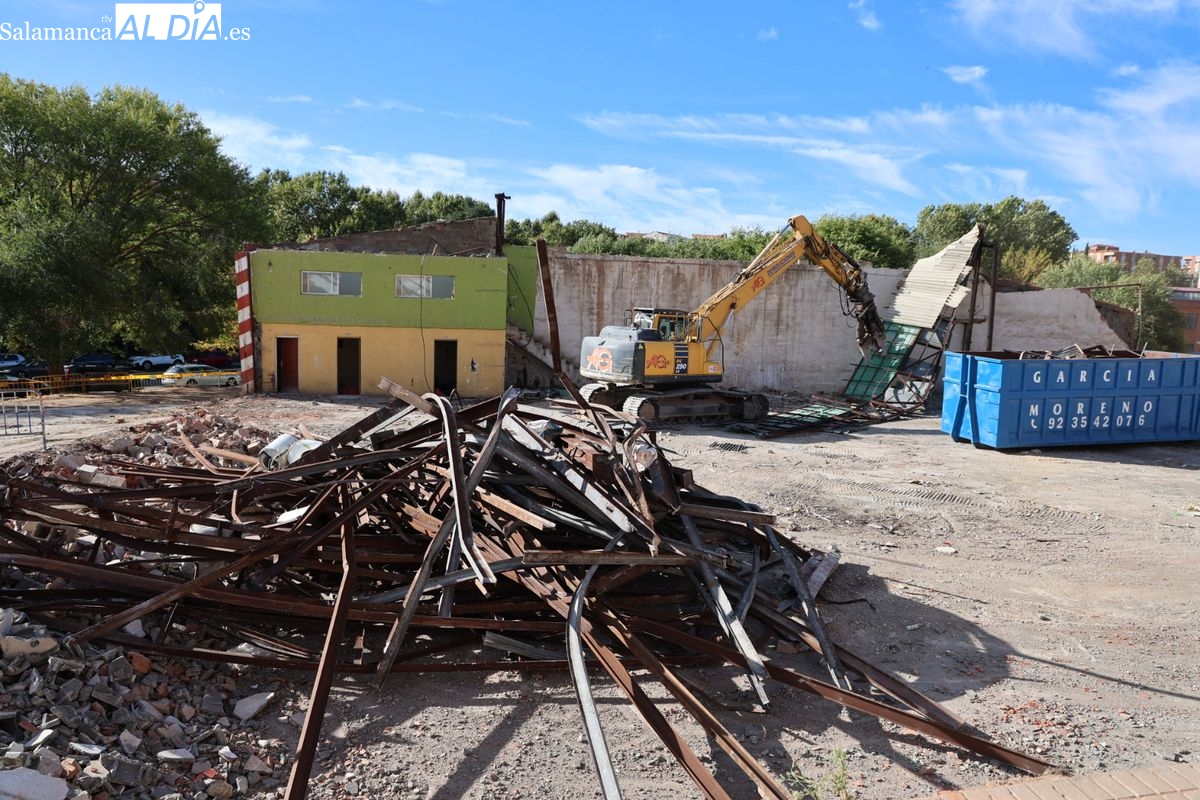 Obras en la avenida de Salamanca: nueva urbanización en el Barrio Blanco
