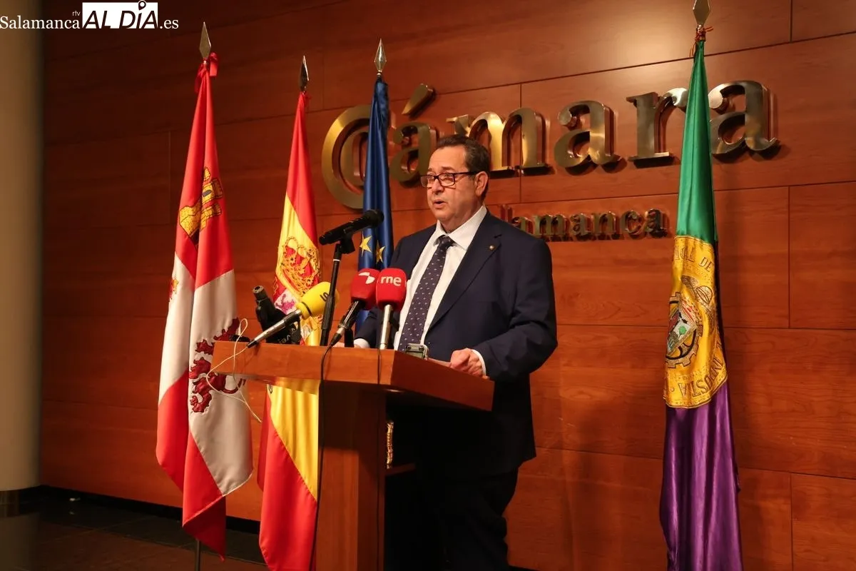 Benjamín Crespo dimite como presidente de la Cámara de Comercio de Salamanca tras casi nueve años. Foto de David Sañudo