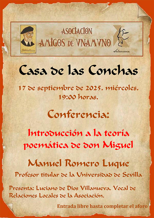 La teoría poemática de Unamuno, analizada en Salamanca