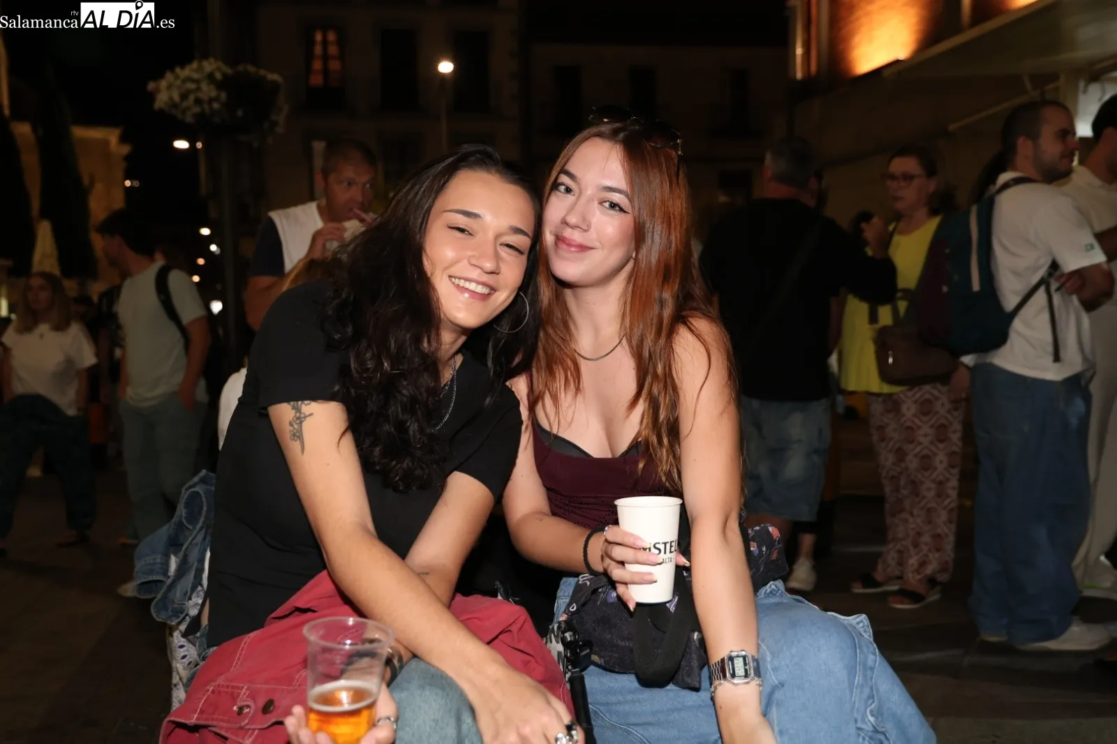 Ambiente en las casetas de la plaza del Mercado | Fotos: David Sañudo