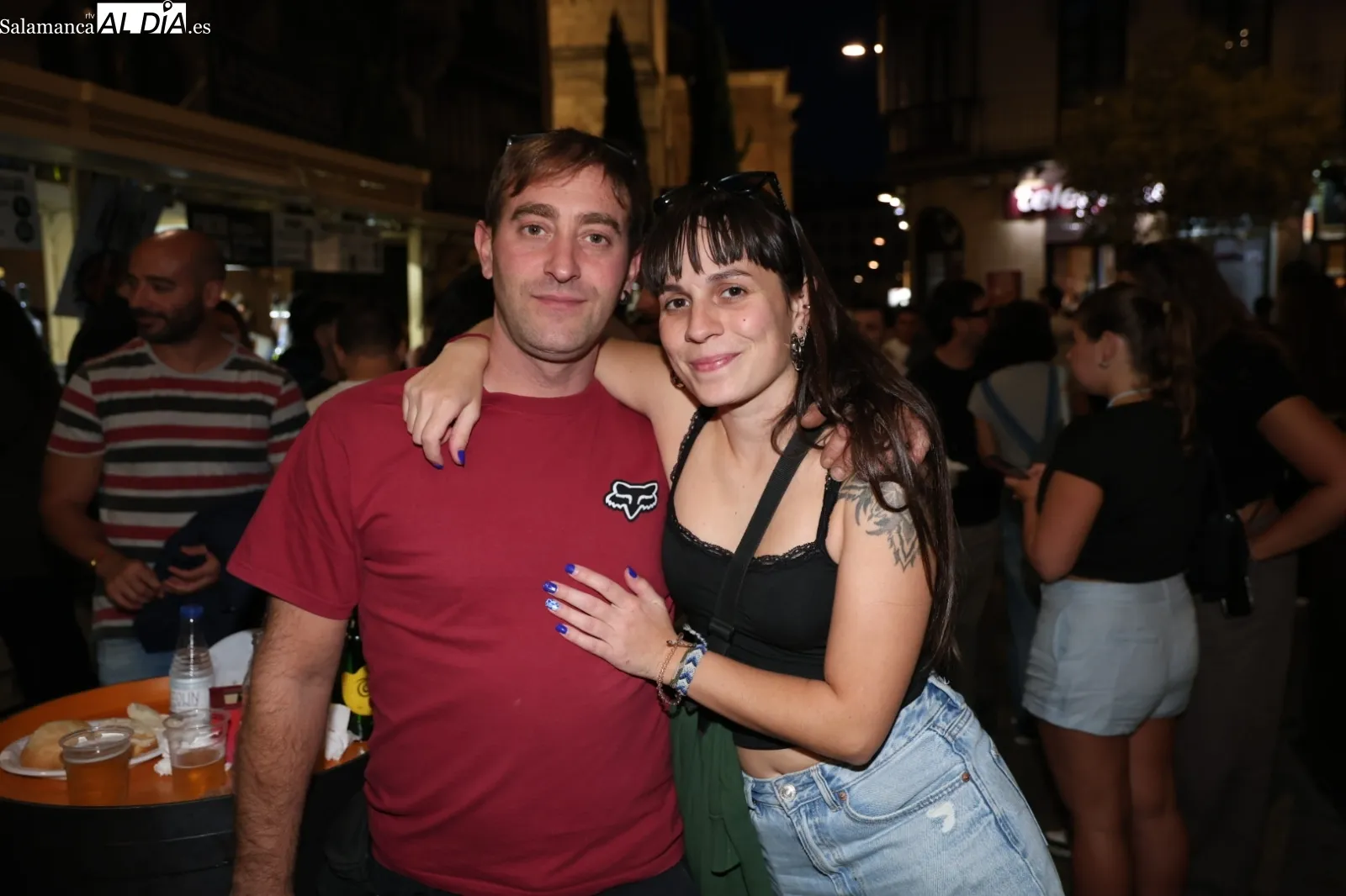 Ambiente en las casetas de la plaza del Mercado | Fotos: David Sañudo
