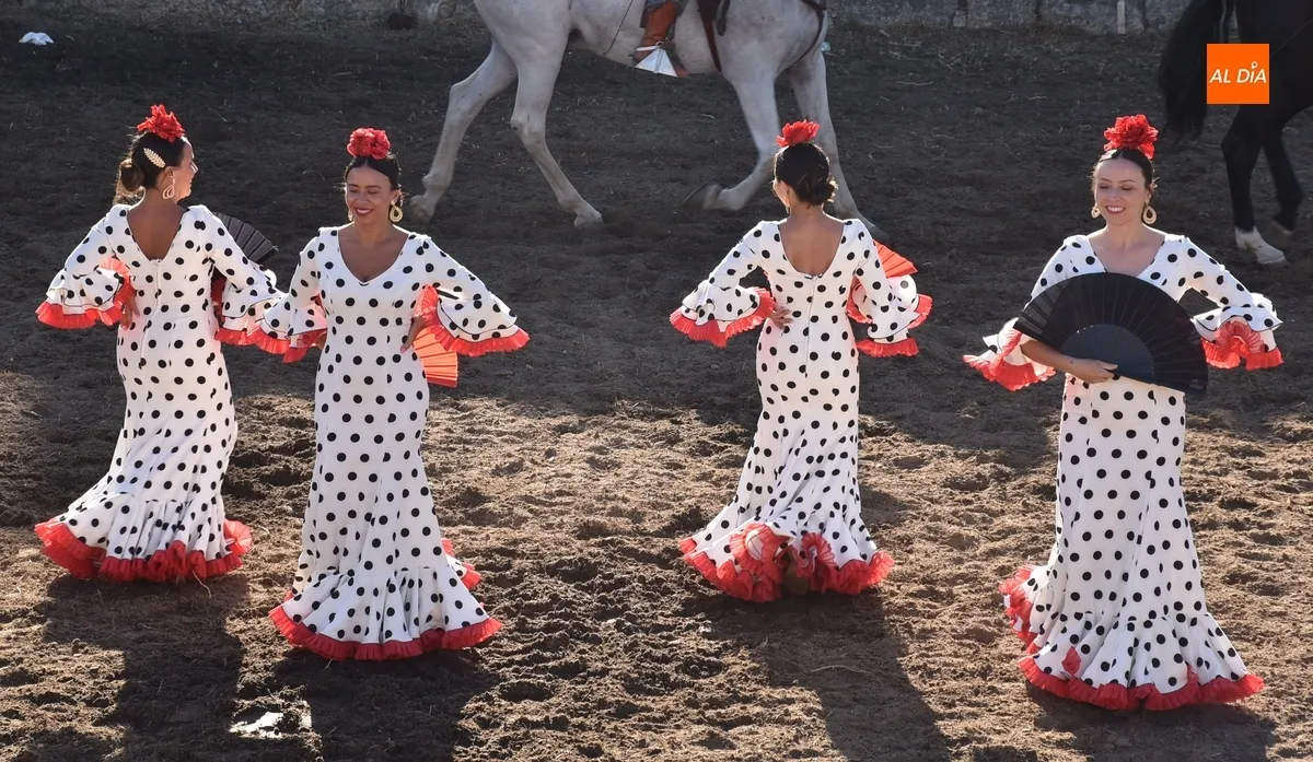 Foto 7 - Los caballistas y bailarinas de Embrujo de Castilla encandilan a los mirobrigenses