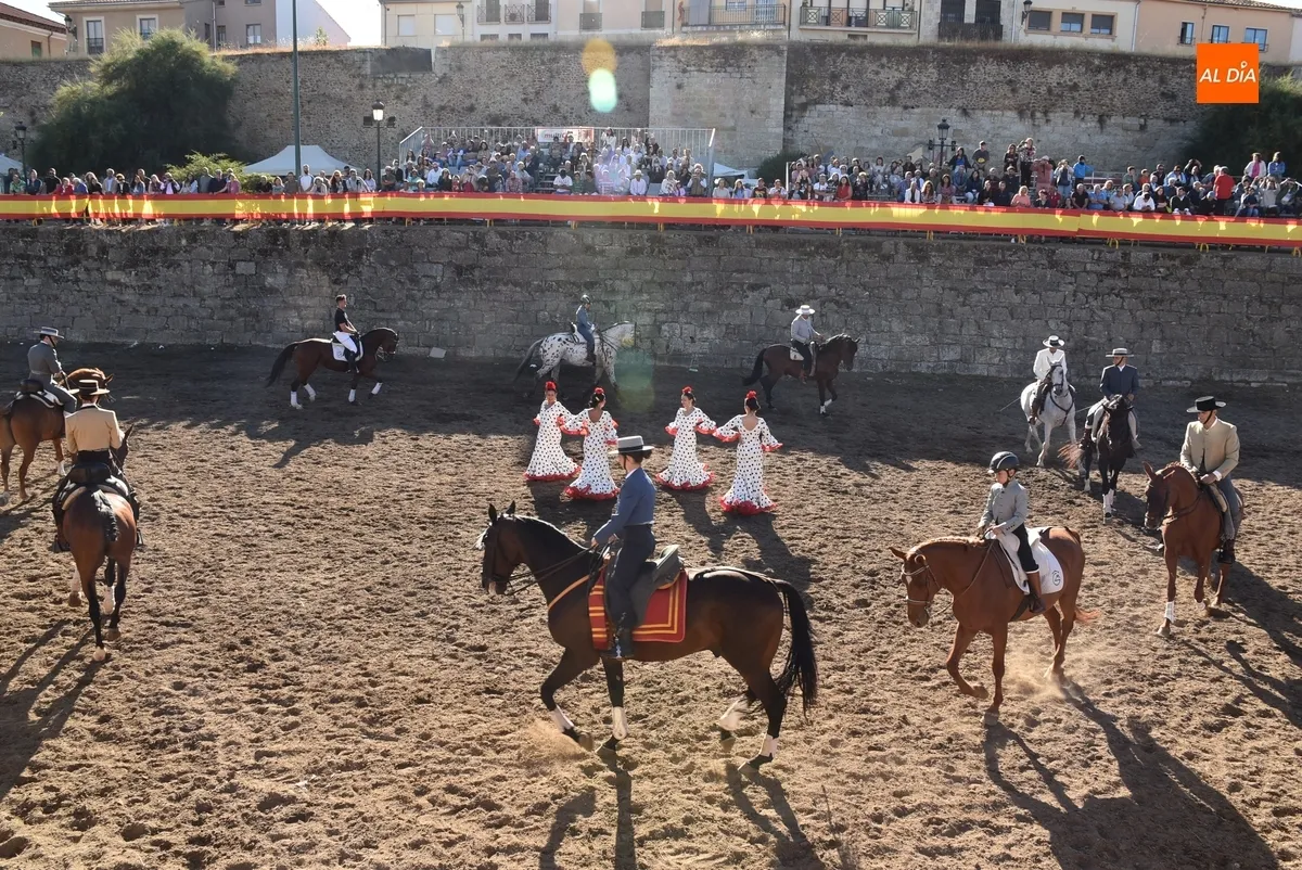 Foto 8 - Los caballistas y bailarinas de Embrujo de Castilla encandilan a los mirobrigenses
