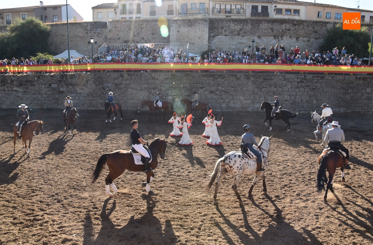 Los caballistas y bailarinas de Embrujo de Castilla encandilan a los mirobrigenses
