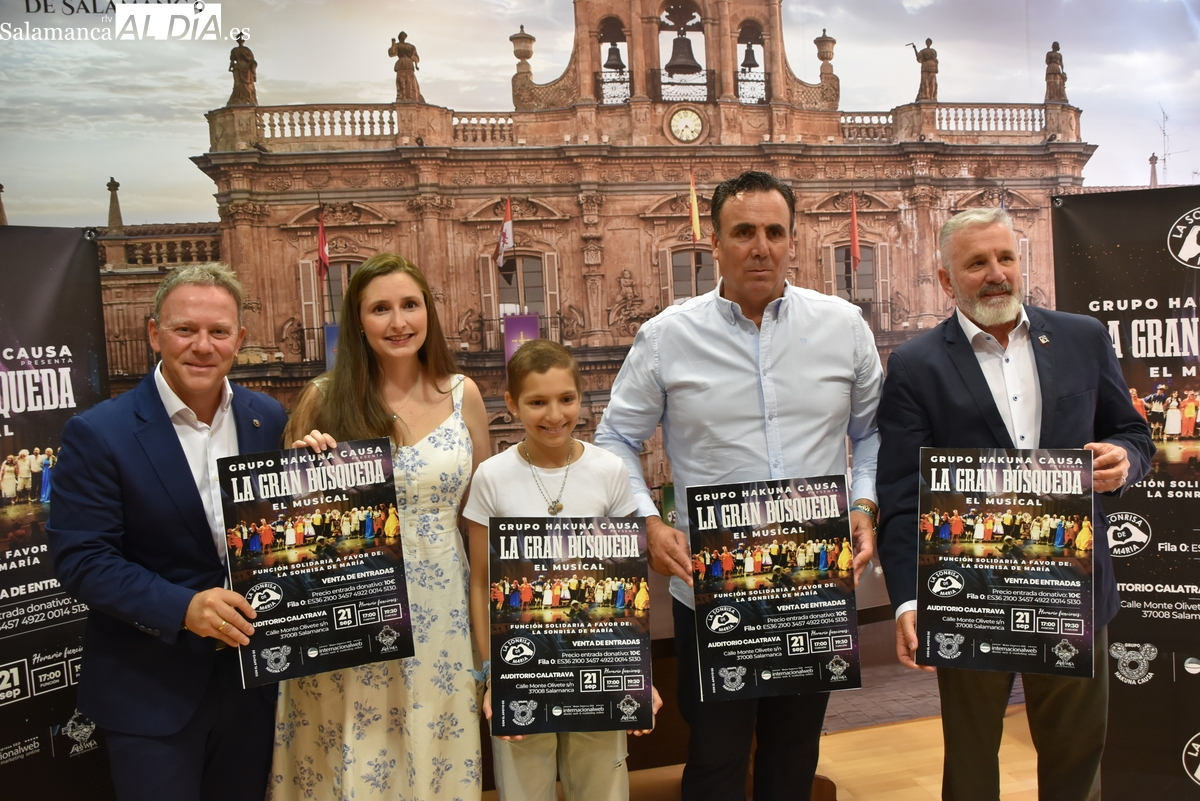 Musical benéfico La Gran Búsqueda en Salamanca para La Sonrisa de María