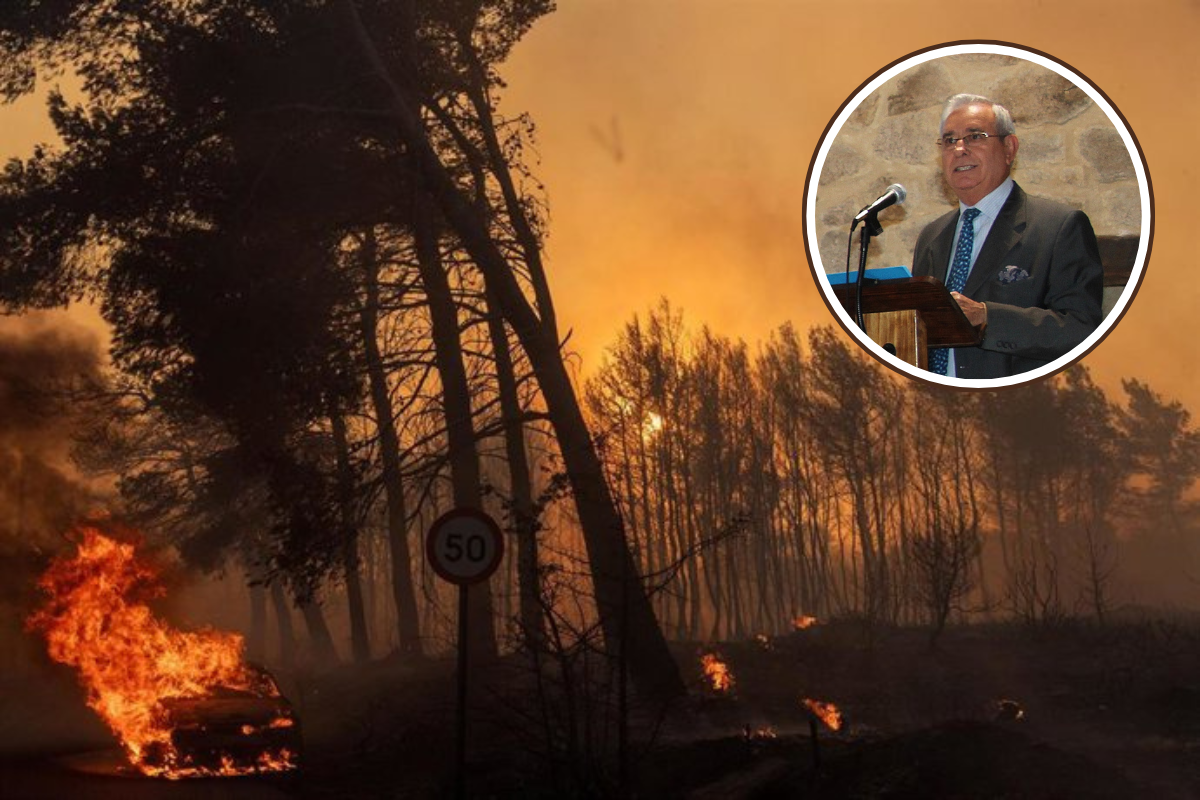 Alcalde Cipérez valora situación un mes después del incendio