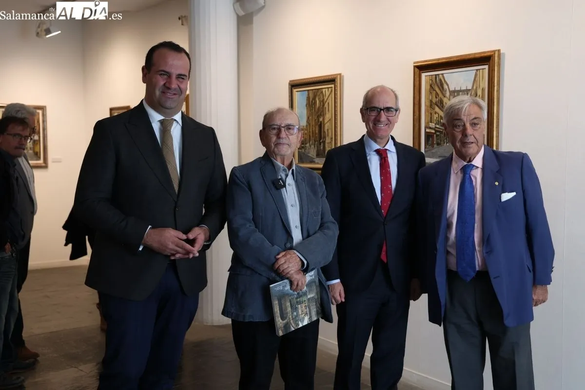 Exposición Paisajes Urbanos, que puede visitarse en la Sala de La Salina durante septiembre y octubre. Foto de David Sañudo