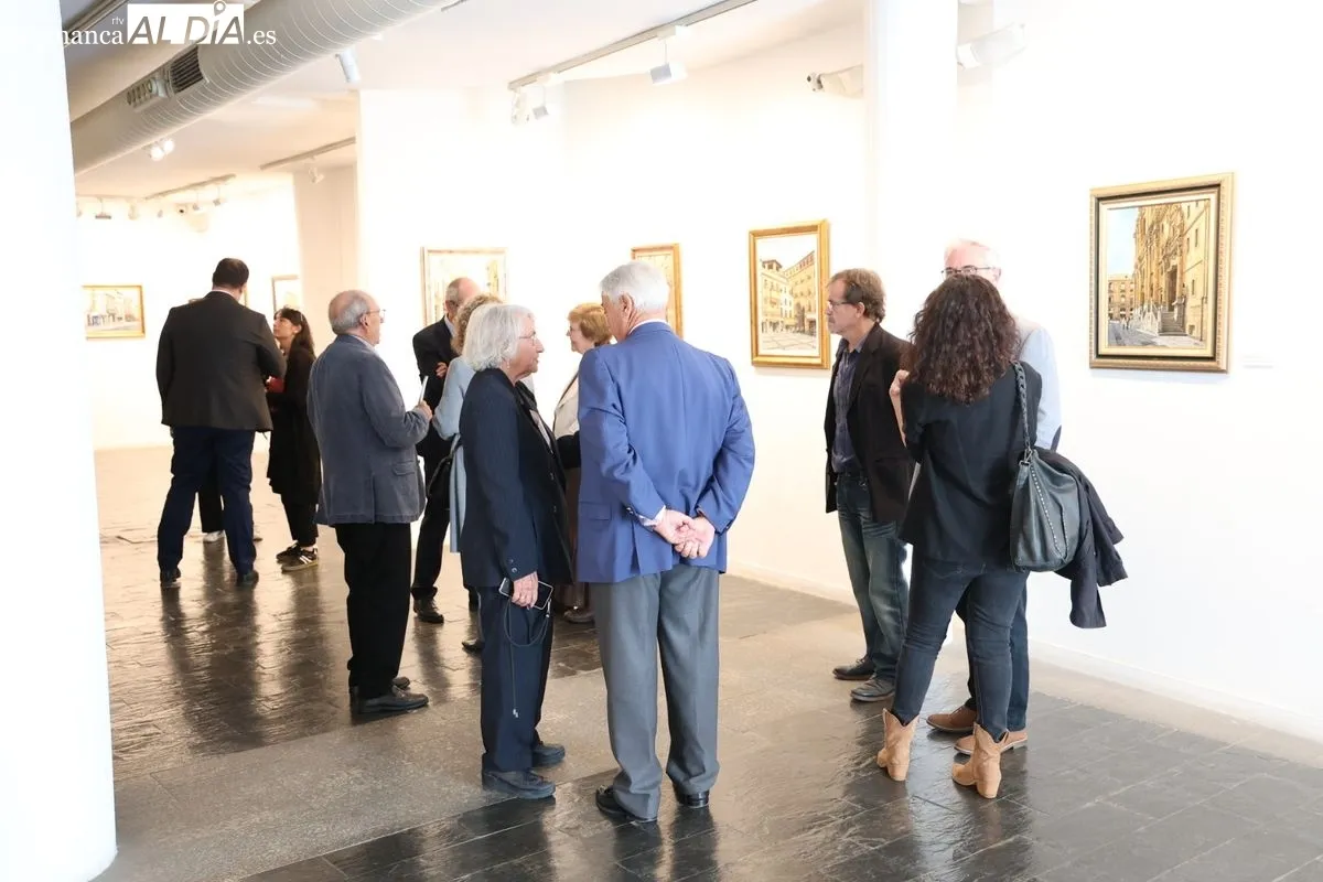 Exposición Paisajes Urbanos, que puede visitarse en la Sala de La Salina durante septiembre y octubre. Foto de David Sañudo