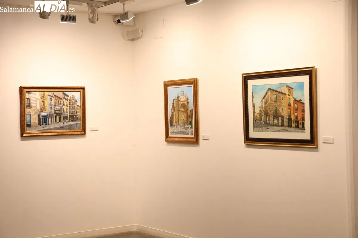 Exposición Paisajes Urbanos, que puede visitarse en la Sala de La Salina durante septiembre y octubre. Foto de David Sañudo