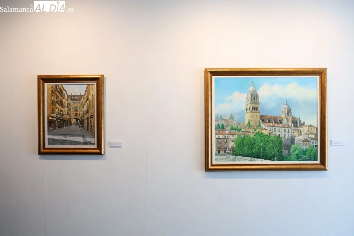 Exposición Paisajes Urbanos, que puede visitarse en la Sala de La Salina durante septiembre y octubre. Foto de David Sañudo