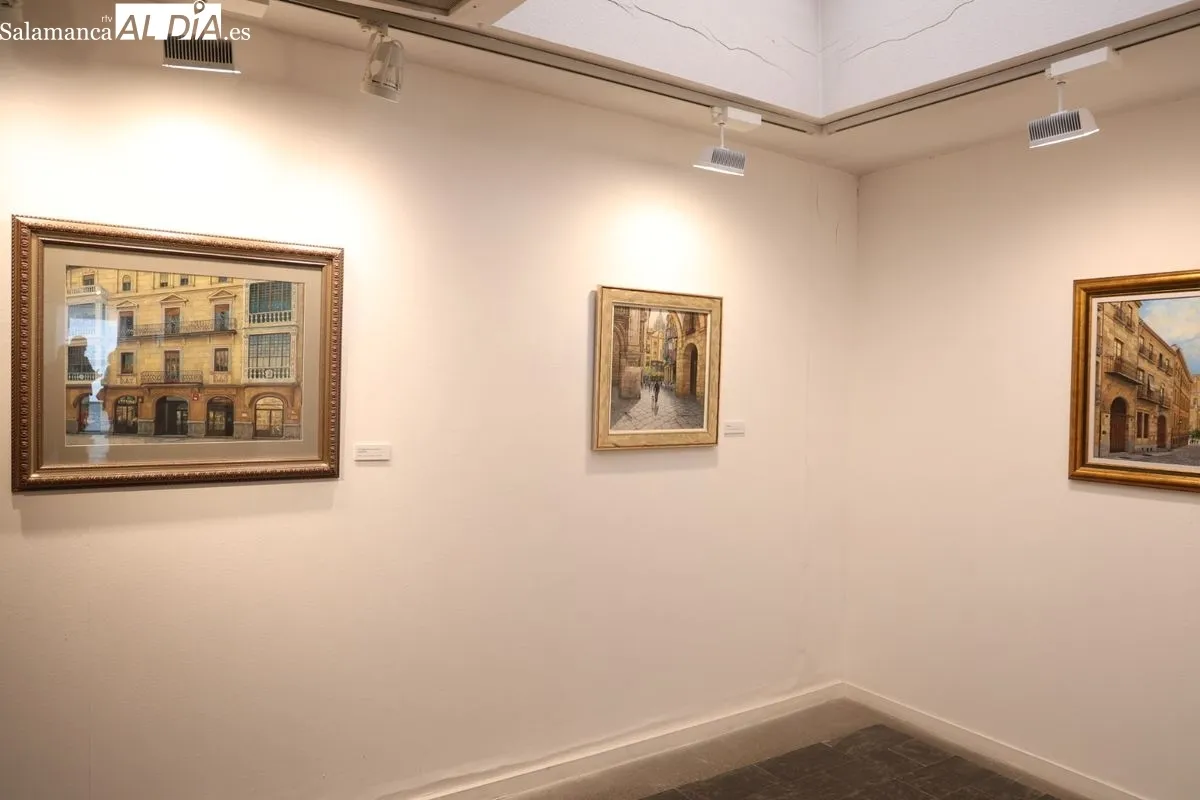 Exposición Paisajes Urbanos, que puede visitarse en la Sala de La Salina durante septiembre y octubre. Foto de David Sañudo