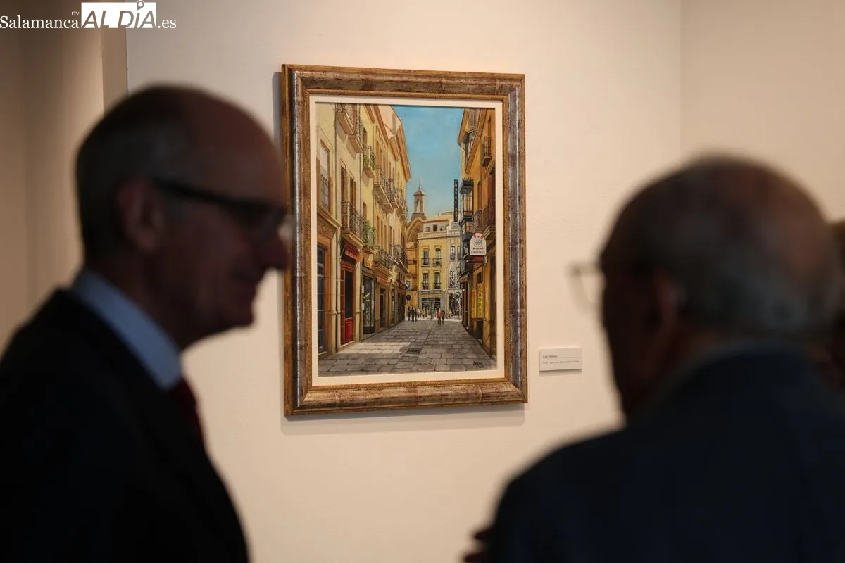 Exposición Paisajes Urbanos, que puede visitarse en la Sala de La Salina durante septiembre y octubre. Foto de David Sañudo