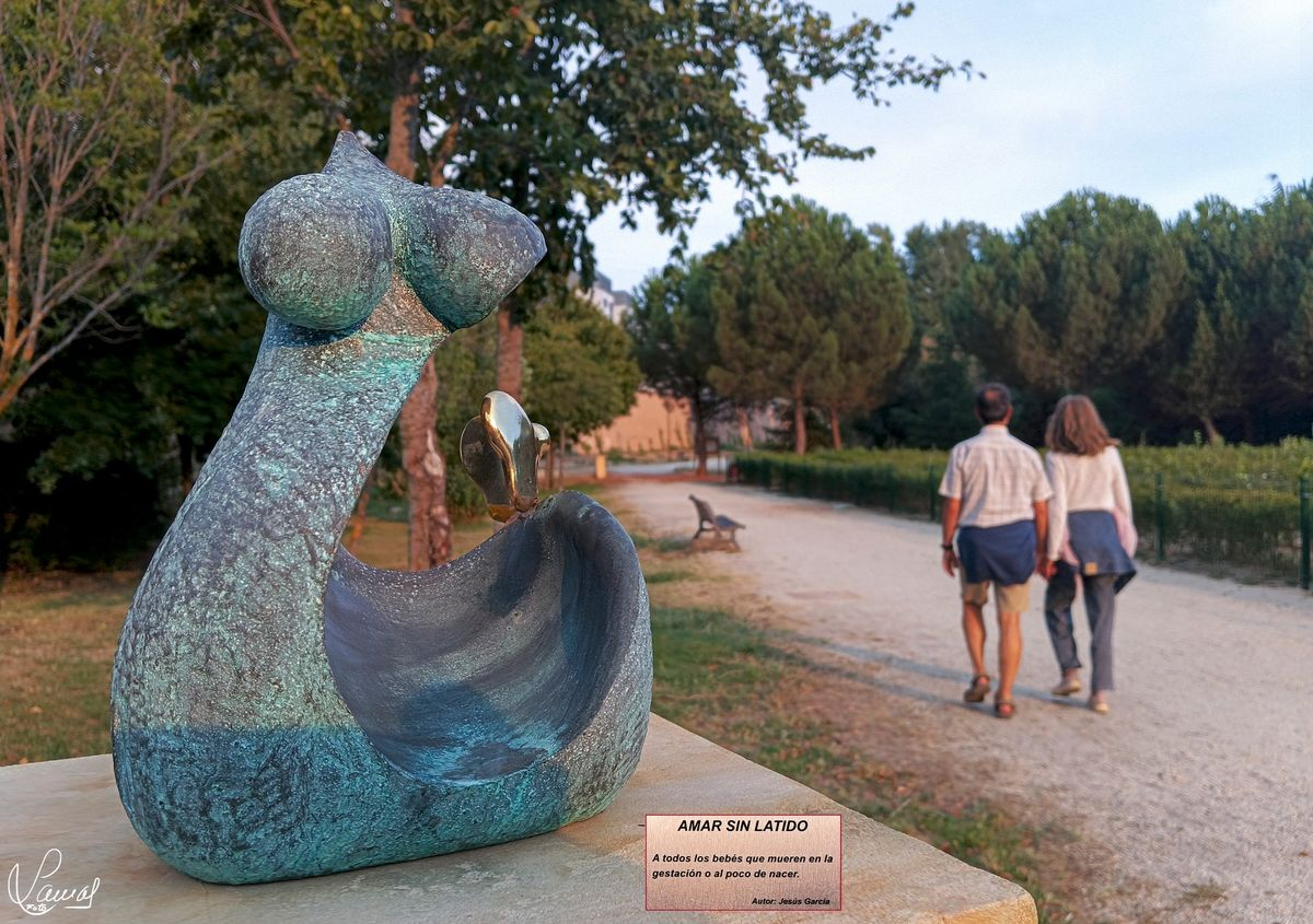 Estultura en el parque Huerta Otea de Salamanca