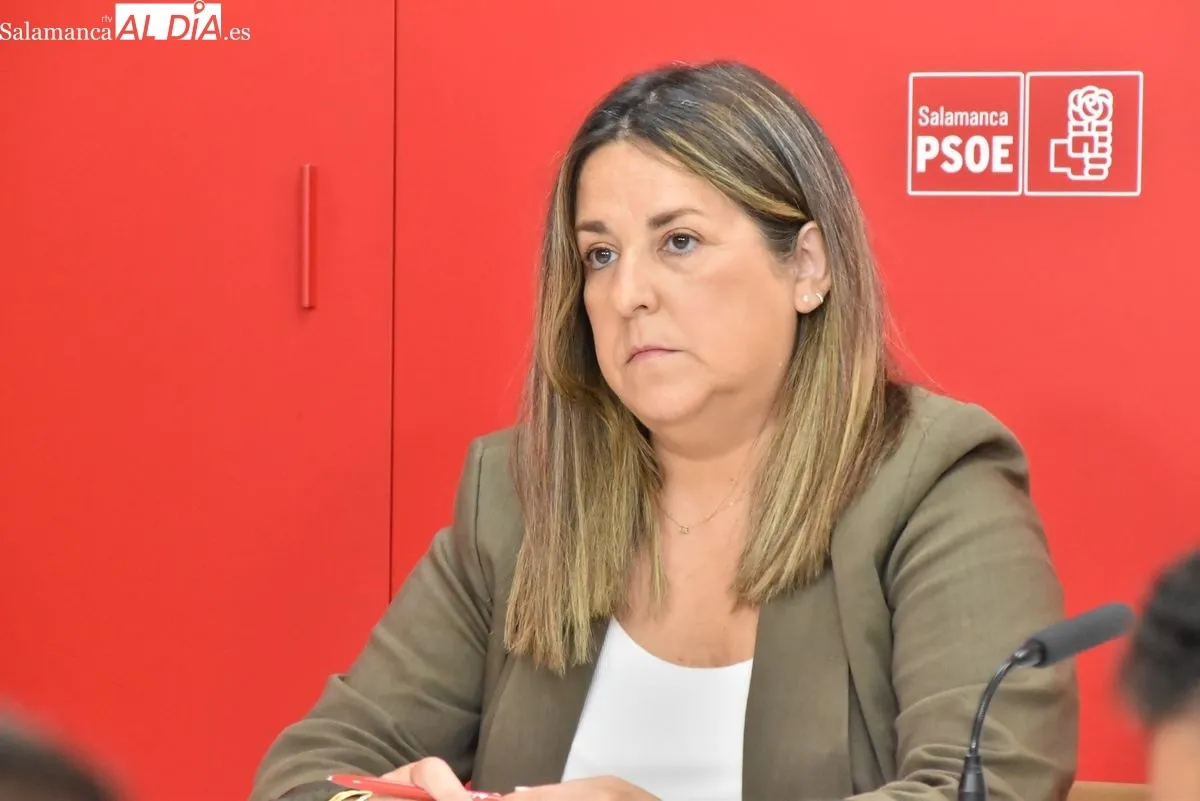 La secretaria provincial de Municipios del Alfoz, Noelia Merino. Foto de Vanesa Martins