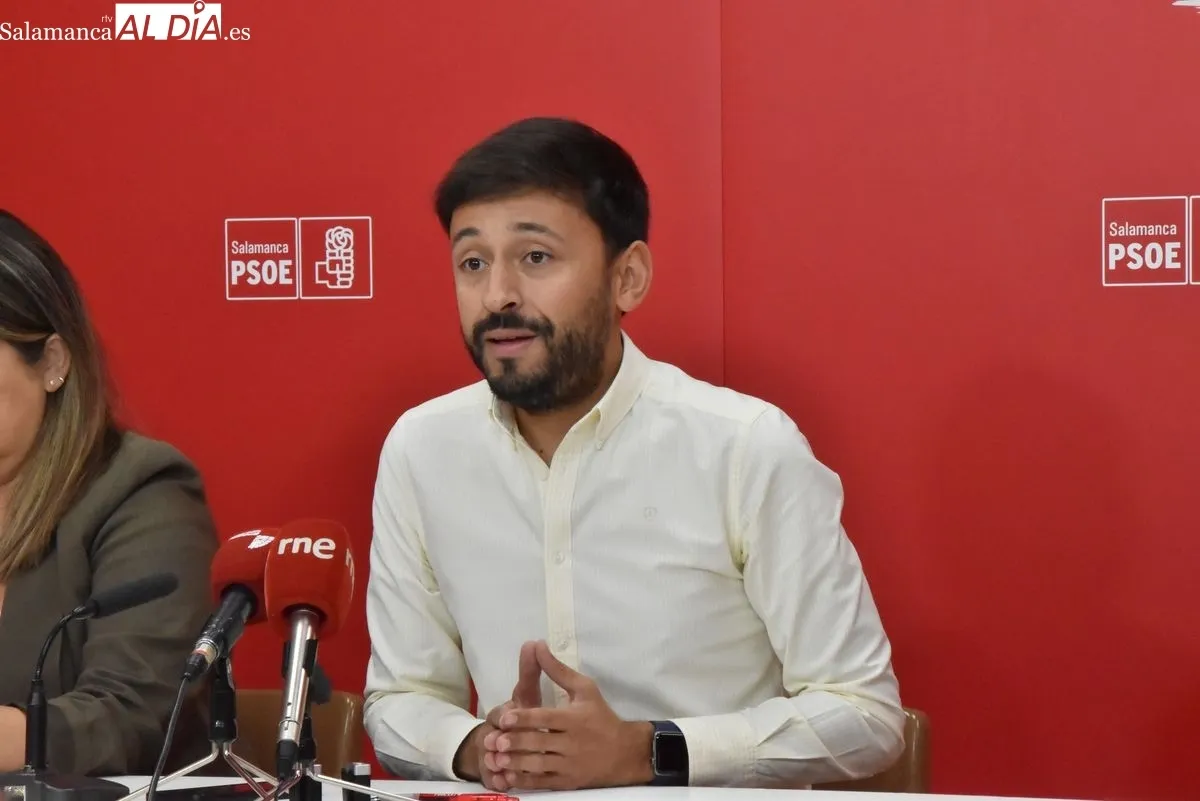 El secretario autonómico de Política Municipal del PSOECyL, Fran Díaz. Foto de Vanesa Martins