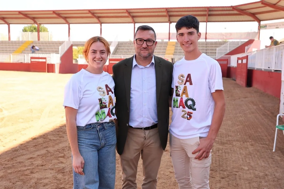 Gymkana de 'influencers' del campo en el Anillo de Exhibiciones del Recinto Ferial de Salamanca. Foto: David Sañudo