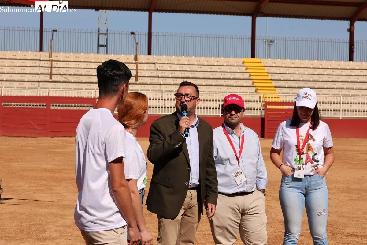 Gymkana de 'influencers' del campo en el Anillo de Exhibiciones del Recinto Ferial de Salamanca. Foto: David Sañudo