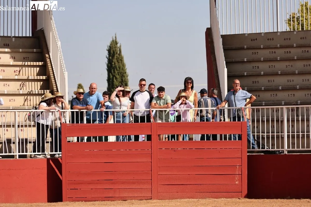 Gymkana de 'influencers' del campo en el Anillo de Exhibiciones del Recinto Ferial de Salamanca. Foto: David Sañudo
