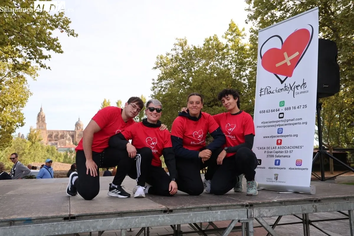 III Marcha del Corazón del PacienteXperto se ha celebrado este domingo en Salamanca. Fotos: David Sañudo