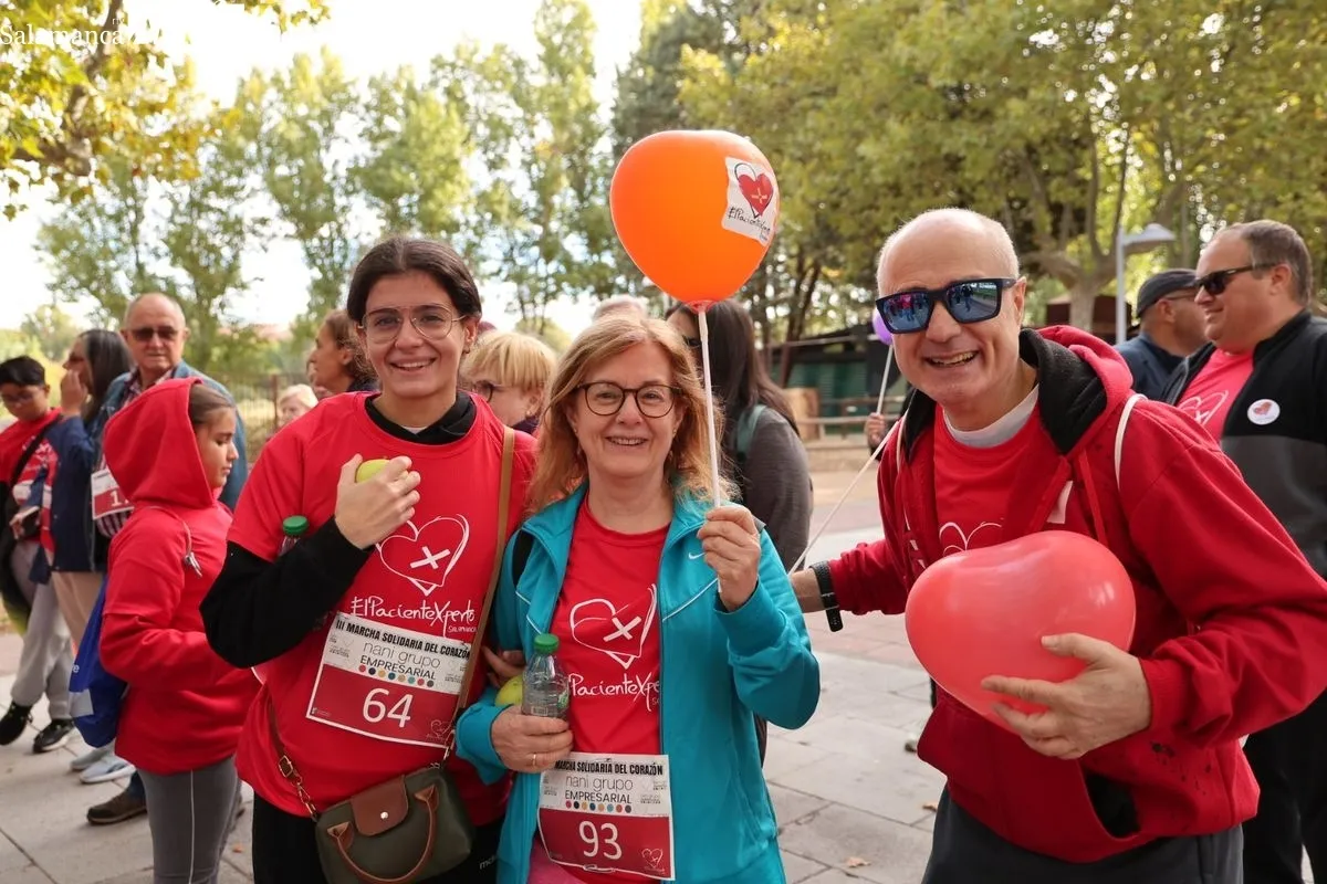 III Marcha del Corazón del PacienteXperto se ha celebrado este domingo en Salamanca. Fotos: David Sañudo