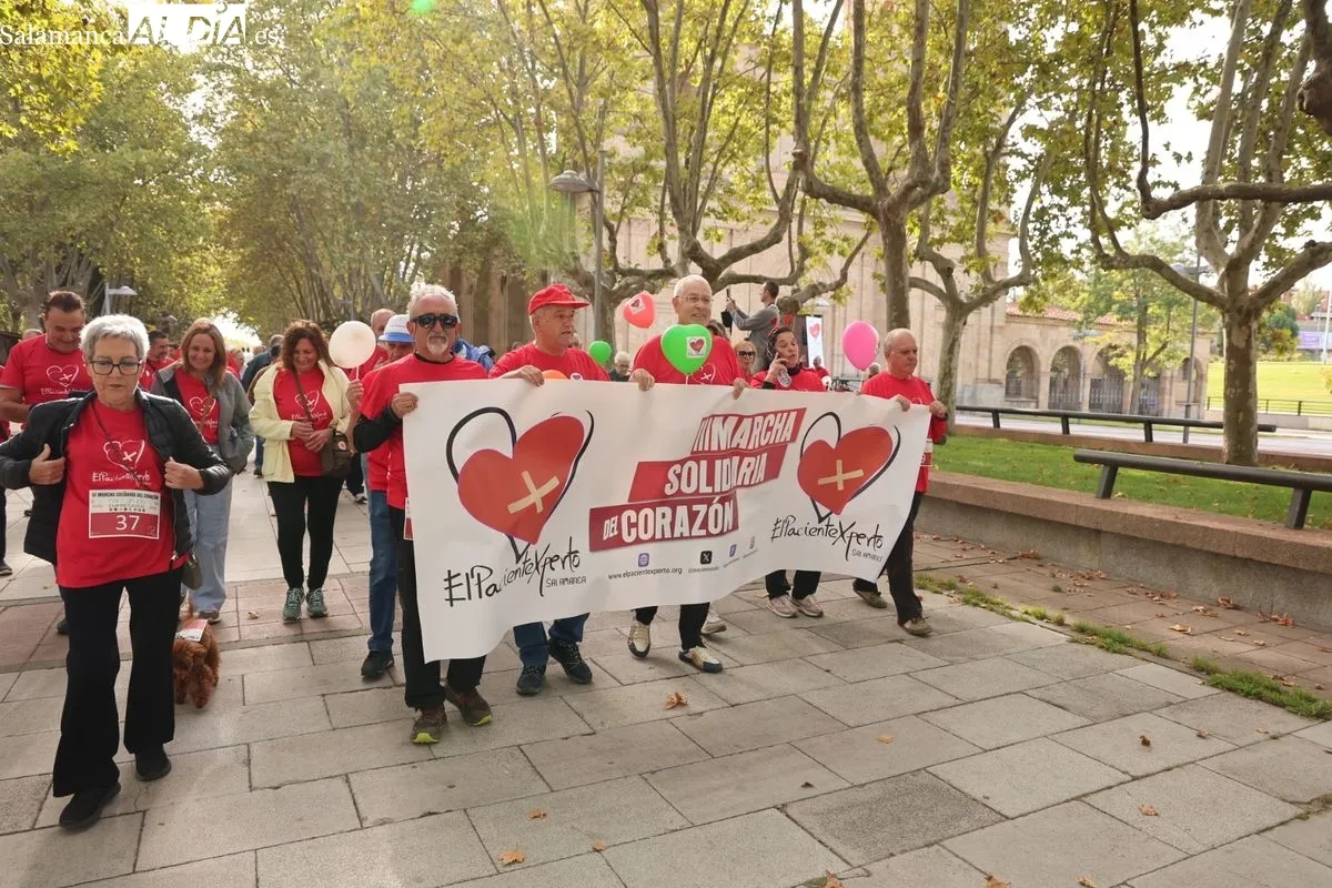 III Marcha del Corazón del PacienteXperto se ha celebrado este domingo en Salamanca. Fotos: David Sañudo