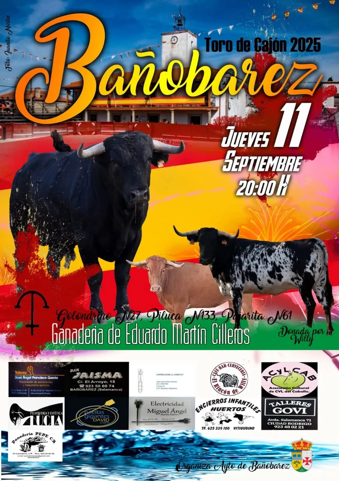 Foto 2 - Ba&ntilde;ob&aacute;rez presenta un completo programa para sus fiestas patronales con un gran protagonismo taurino