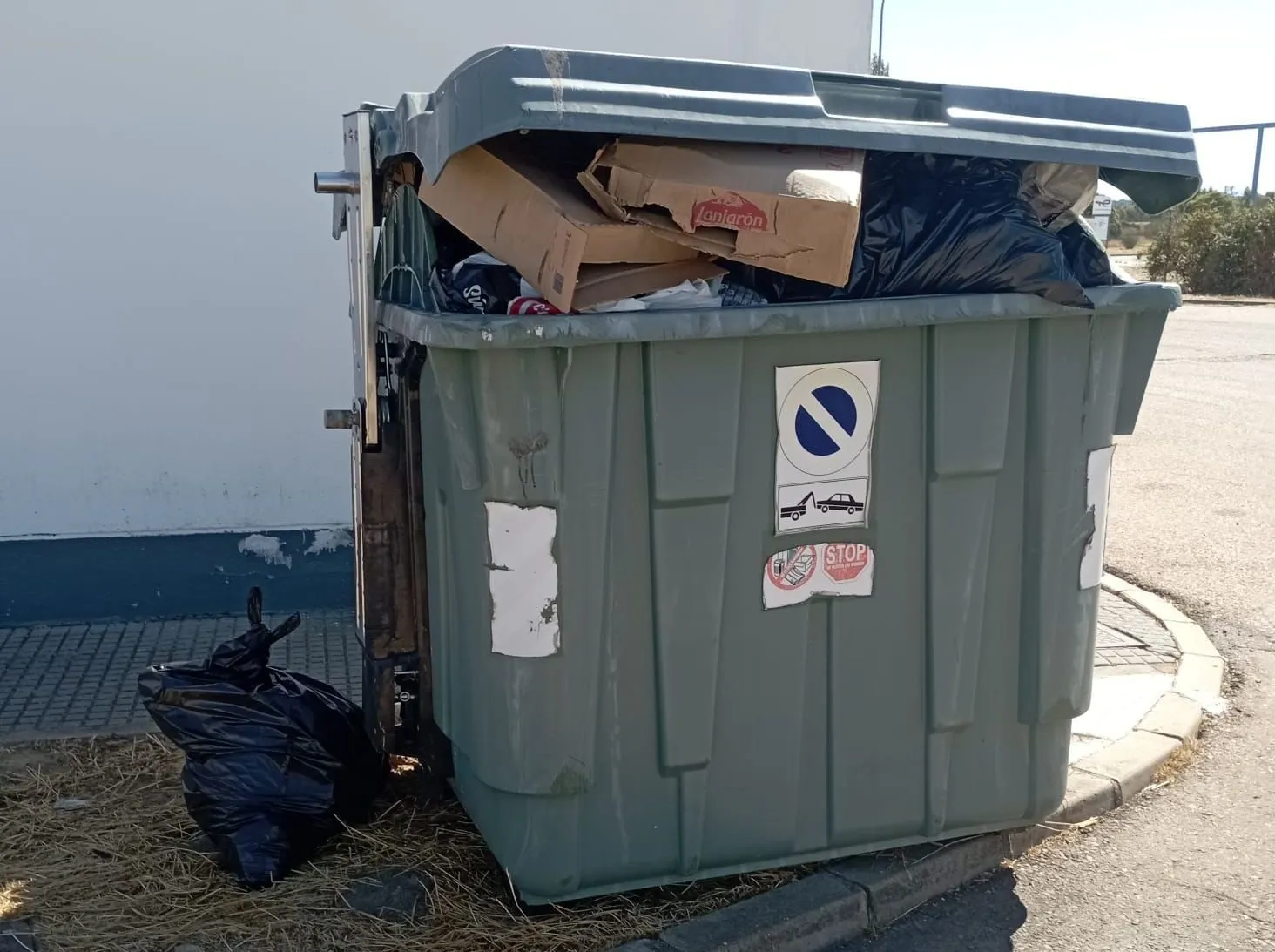 Foto 5 - Urbaser lleva 10 d&iacute;as sin recoger la basura de los contenedores del Pol&iacute;gono de Sancti-Sp&iacute;ritus