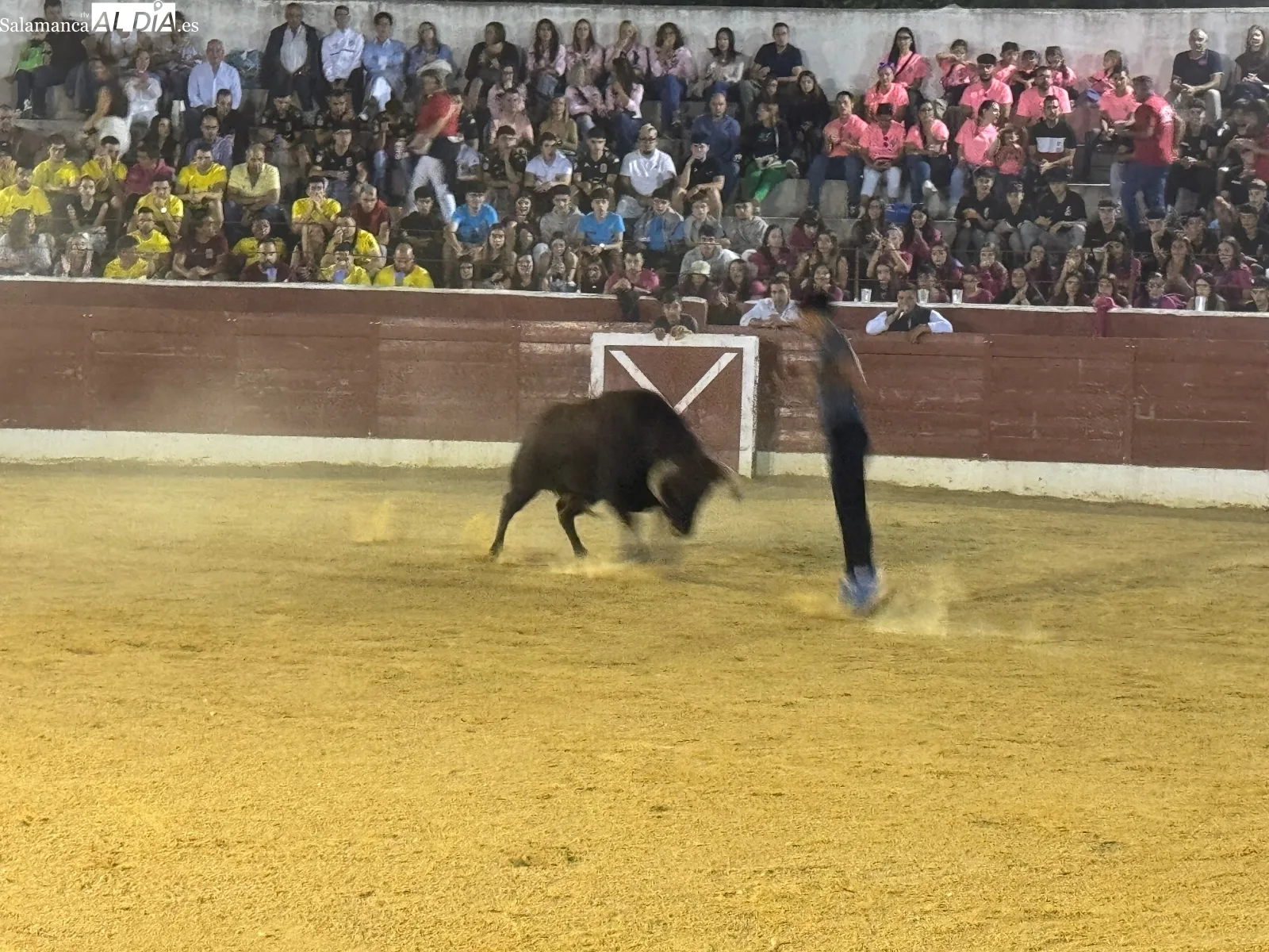 Exhibición de cortes, quiebros y saltos en Villoria