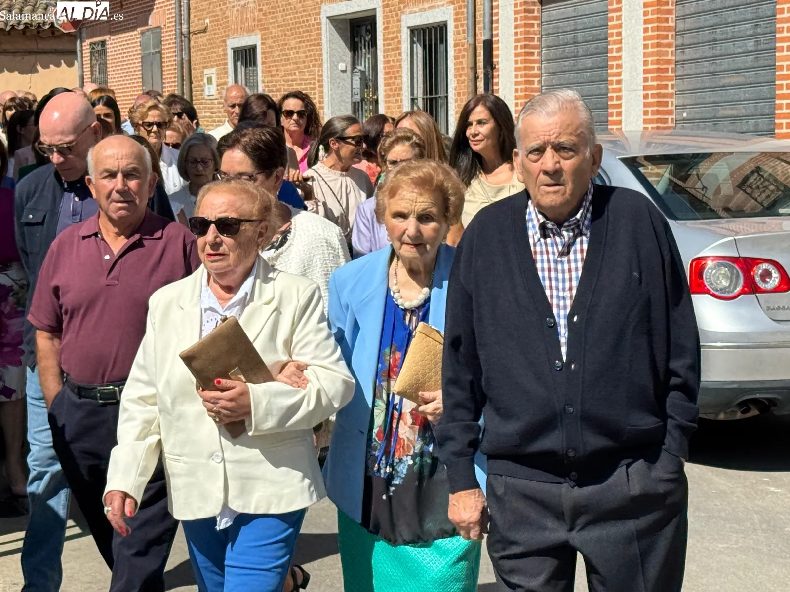 Procesión de la Virgen de la Encina en Macotera